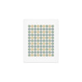 Colour Poems Daisy Pattern Multicolor I Art Print