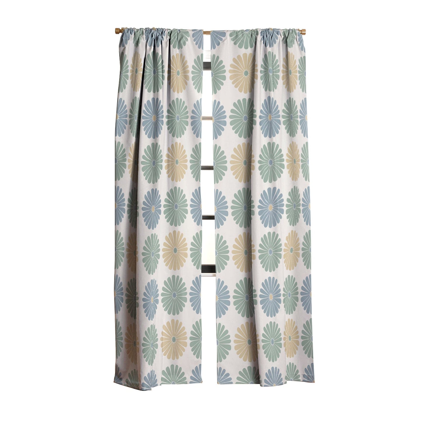 Colour Poems Daisy Pattern Multicolor I Blackout Non Repeat