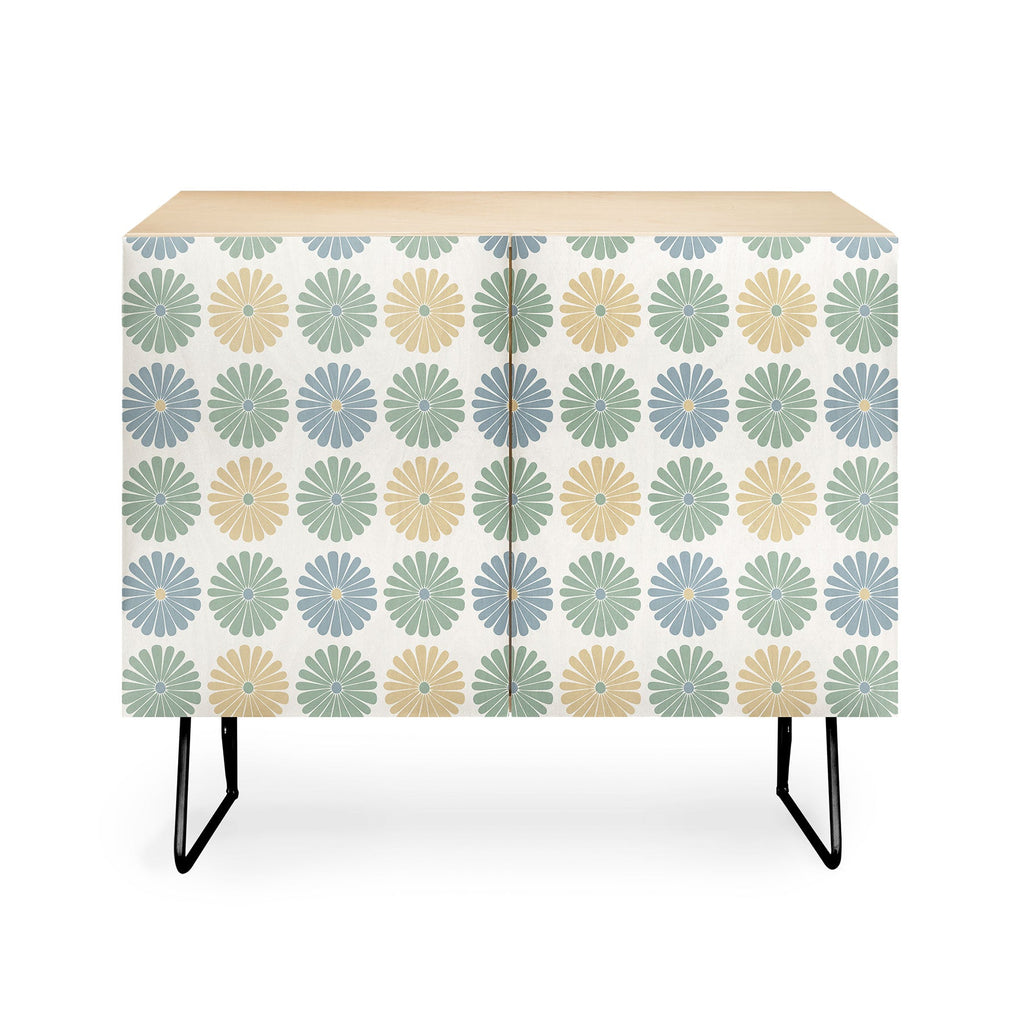 Colour Poems Daisy Pattern Multicolor I Credenza