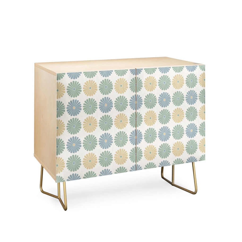 Colour Poems Daisy Pattern Multicolor I Credenza
