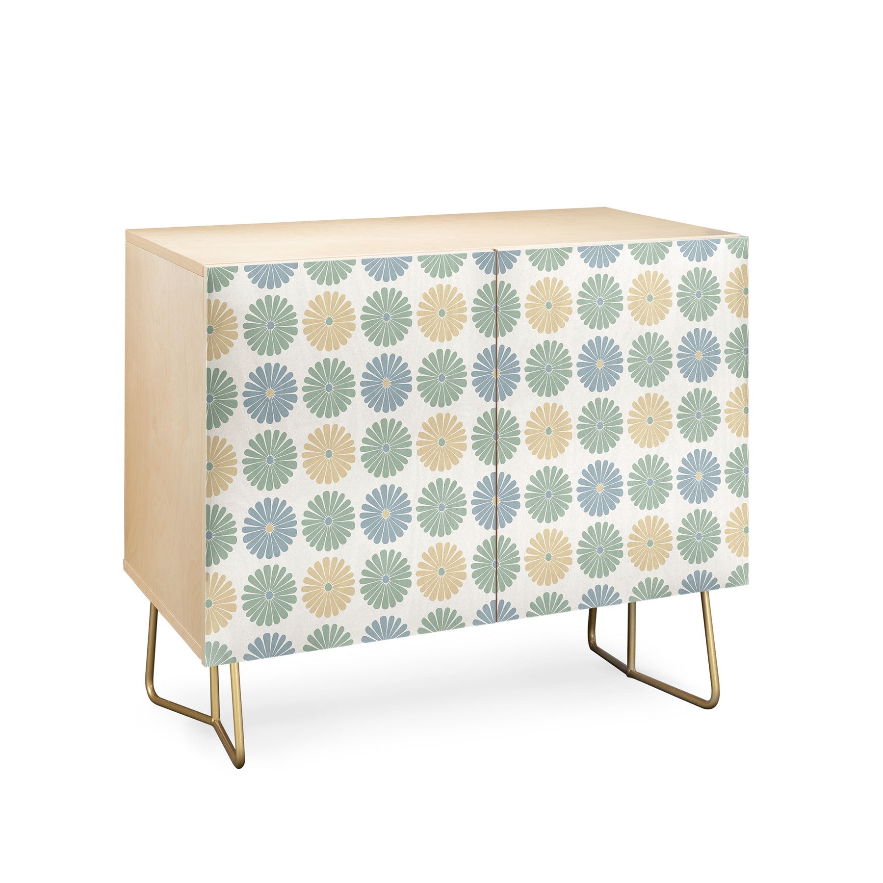 Colour Poems Daisy Pattern Multicolor I Credenza