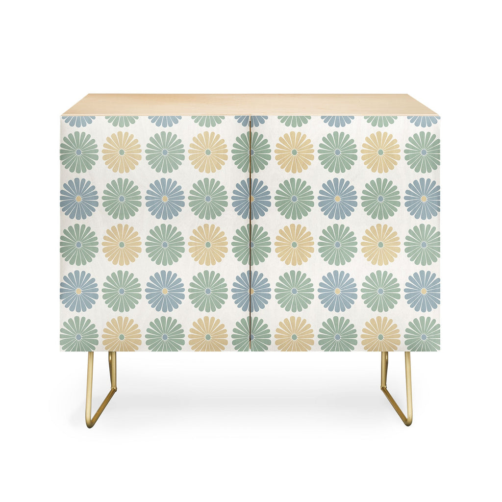 Colour Poems Daisy Pattern Multicolor I Credenza