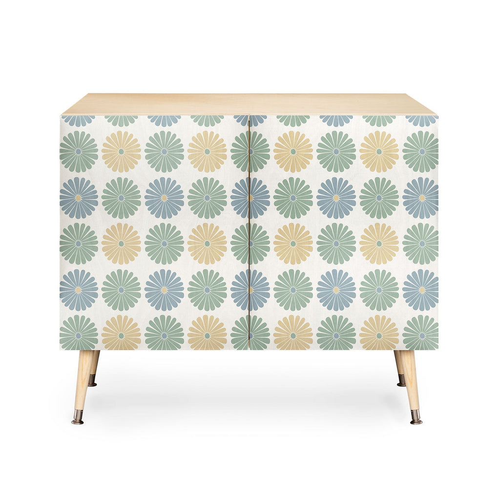 Colour Poems Daisy Pattern Multicolor I Credenza