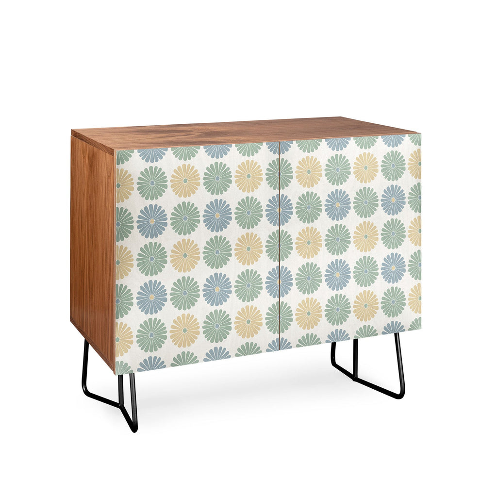 Colour Poems Daisy Pattern Multicolor I Credenza