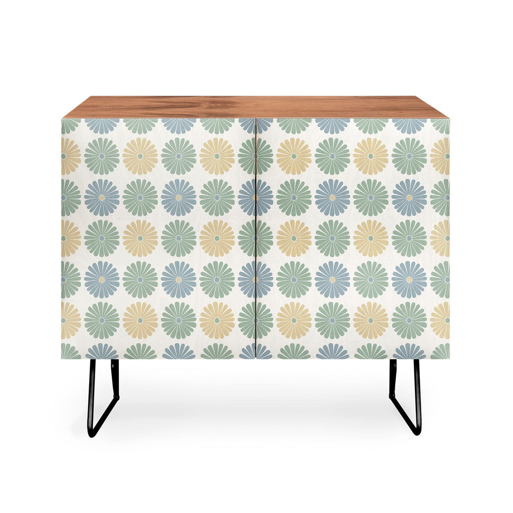 Colour Poems Daisy Pattern Multicolor I Credenza