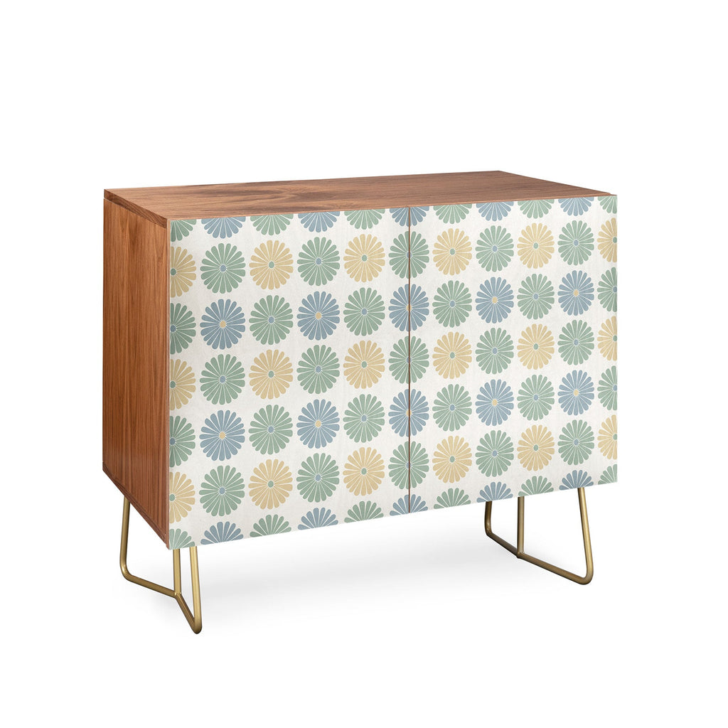 Colour Poems Daisy Pattern Multicolor I Credenza