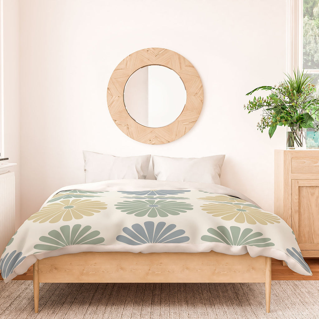 Colour Poems Daisy Pattern Multicolor I Duvet Cover
