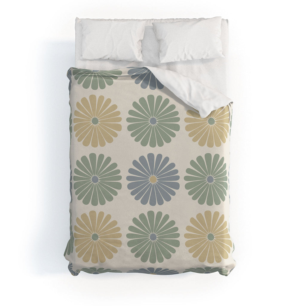 Colour Poems Daisy Pattern Multicolor I Duvet Cover