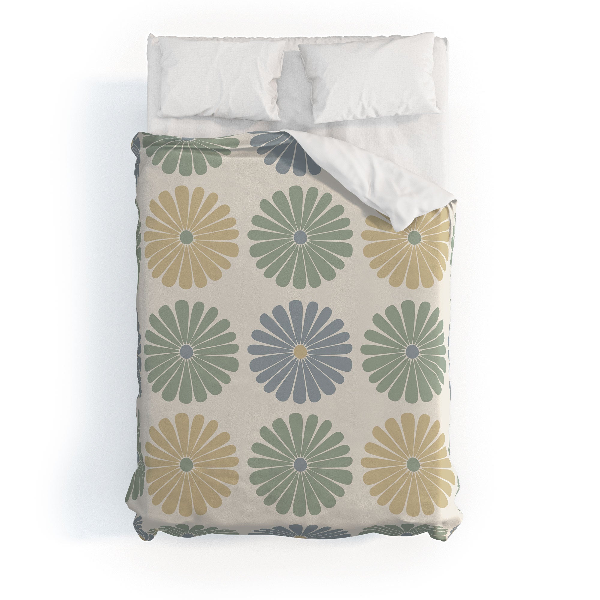 Colour Poems Daisy Pattern Multicolor I Duvet Cover