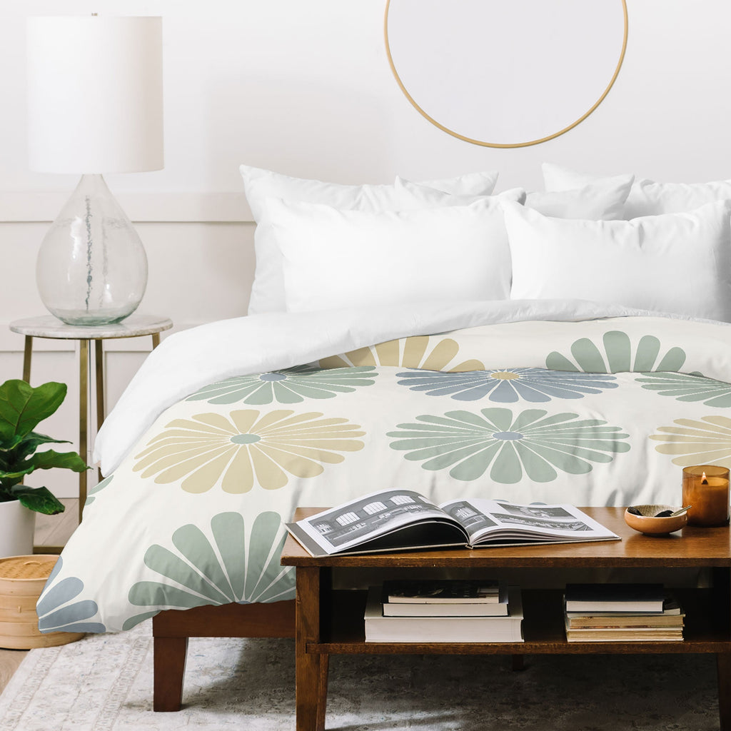 Colour Poems Daisy Pattern Multicolor I Duvet Cover