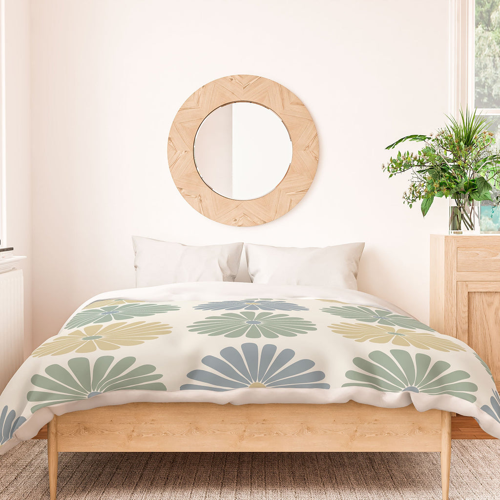 Colour Poems Daisy Pattern Multicolor I Duvet Cover