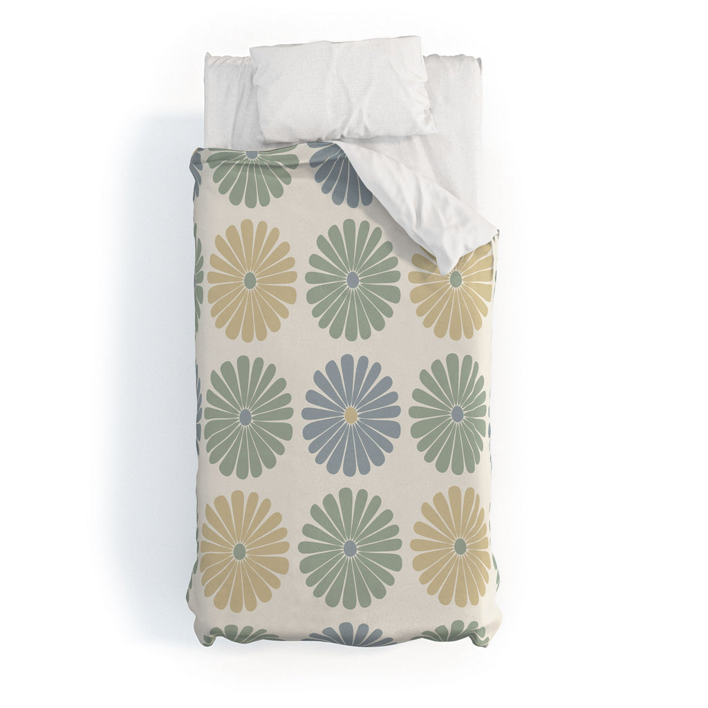 Colour Poems Daisy Pattern Multicolor I Duvet Cover