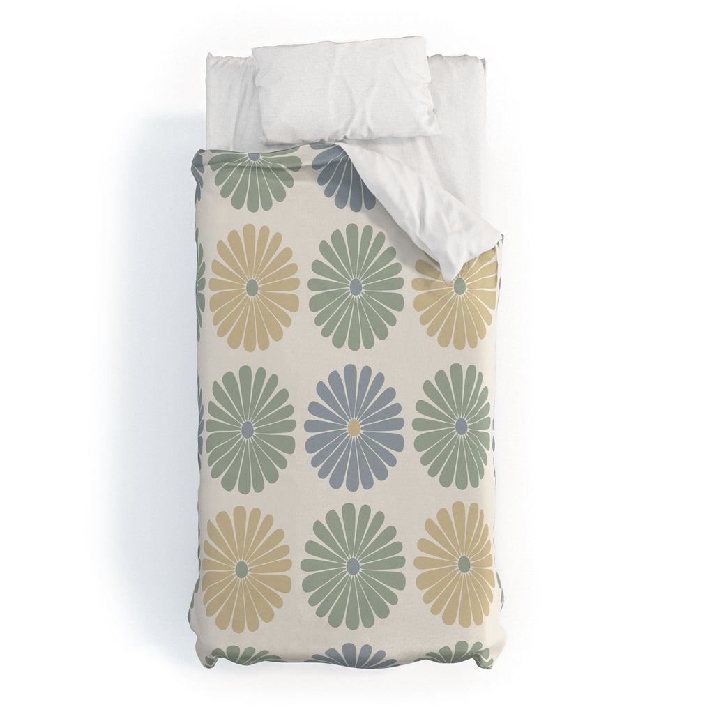 Colour Poems Daisy Pattern Multicolor I Duvet Cover