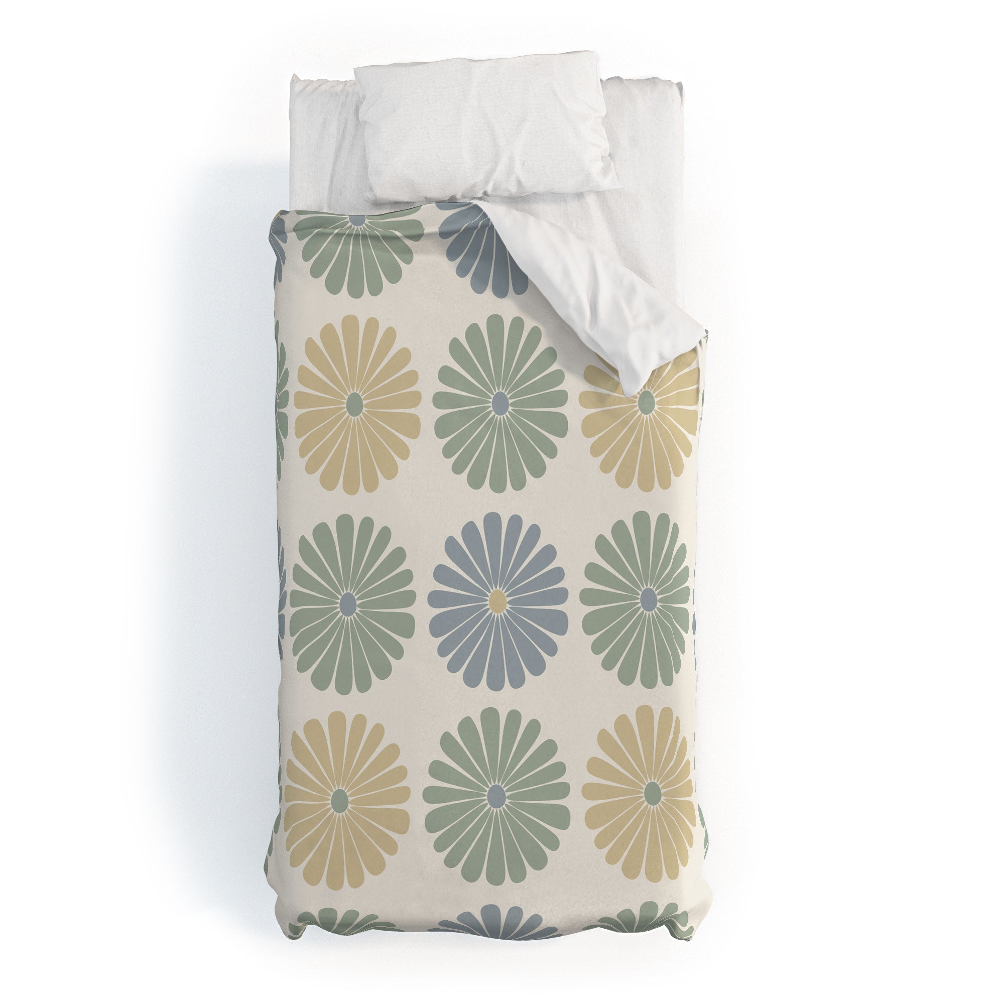 Colour Poems Daisy Pattern Multicolor I Duvet Cover