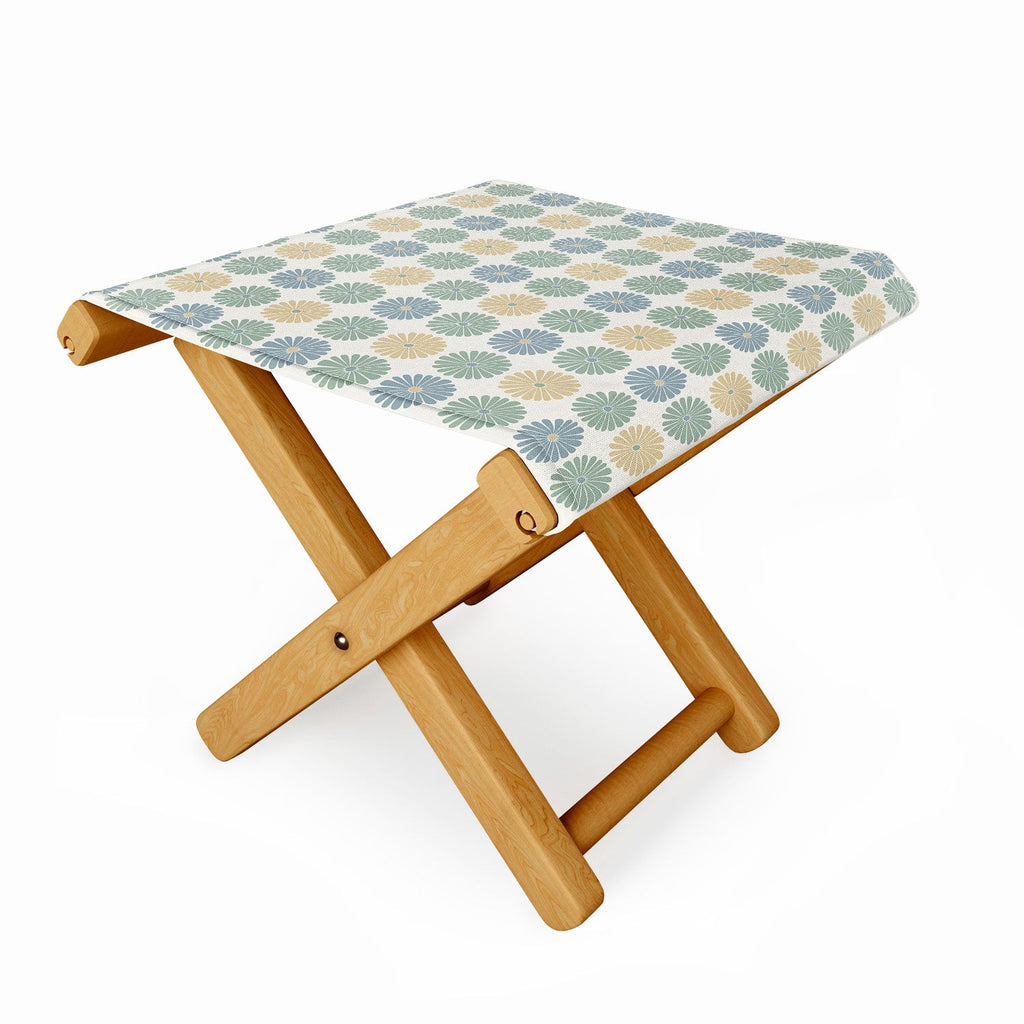 Colour Poems Daisy Pattern Multicolor I Folding Stool