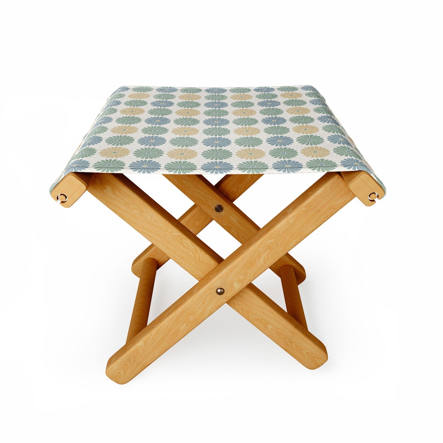 Colour Poems Daisy Pattern Multicolor I Folding Stool