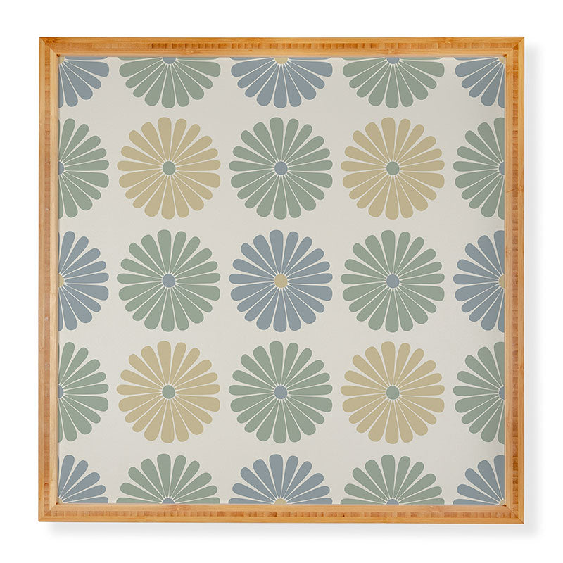 Colour Poems Daisy Pattern Multicolor I Framed Wall Art
