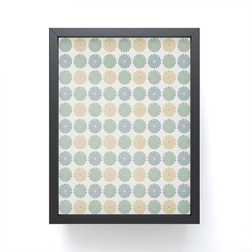 Colour Poems Daisy Pattern Multicolor I Framed Mini Art Print