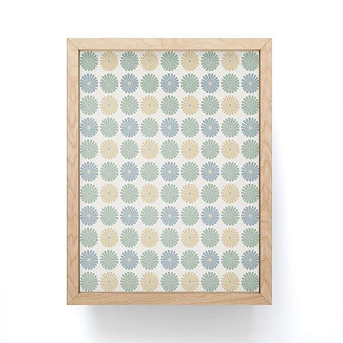 Colour Poems Daisy Pattern Multicolor I Framed Mini Art Print
