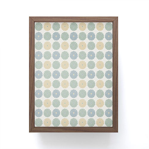 Colour Poems Daisy Pattern Multicolor I Framed Mini Art Print