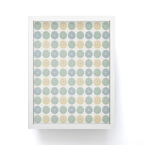 Colour Poems Daisy Pattern Multicolor I Framed Mini Art Print