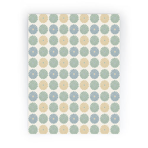 Colour Poems Daisy Pattern Multicolor I Mini Art Print