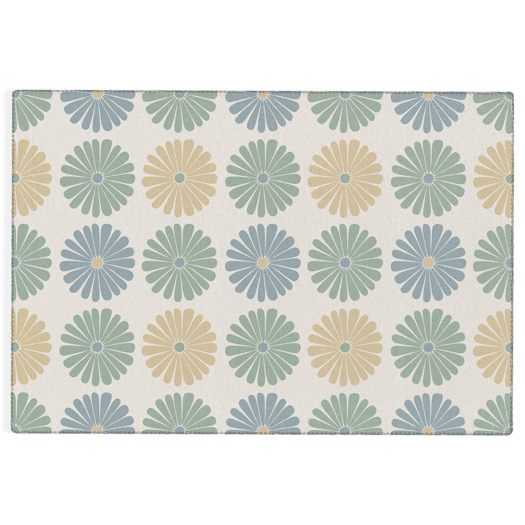 Colour Poems Daisy Pattern Multicolor I Outdoor Rug