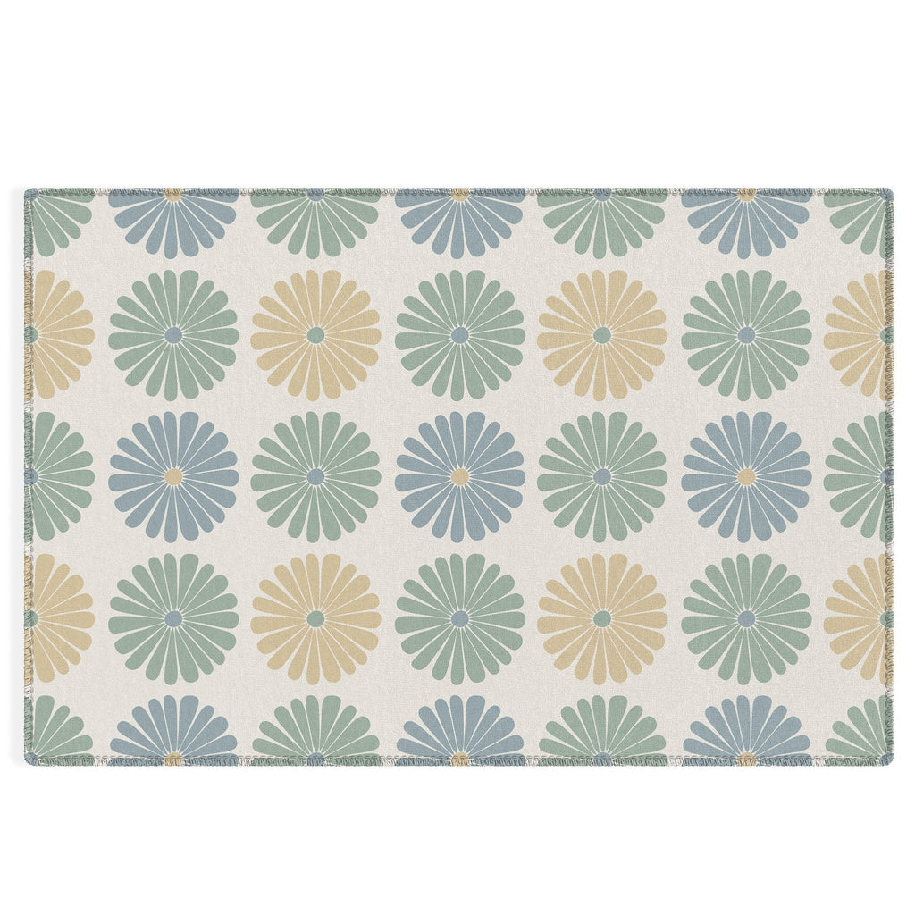 Colour Poems Daisy Pattern Multicolor I Outdoor Rug