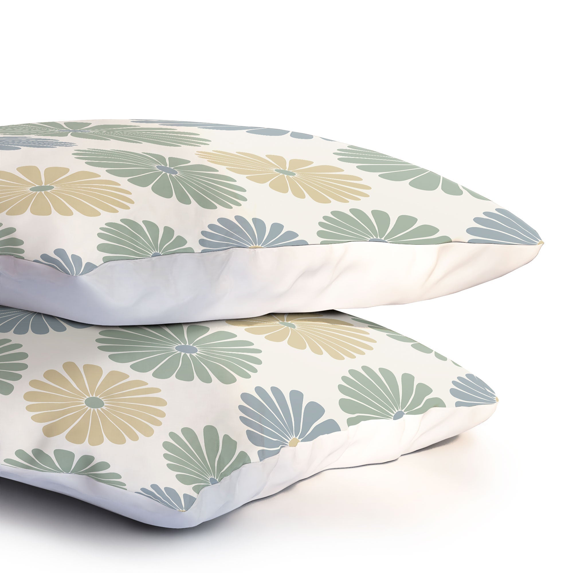 Colour Poems Daisy Pattern Multicolor I Pillow Shams