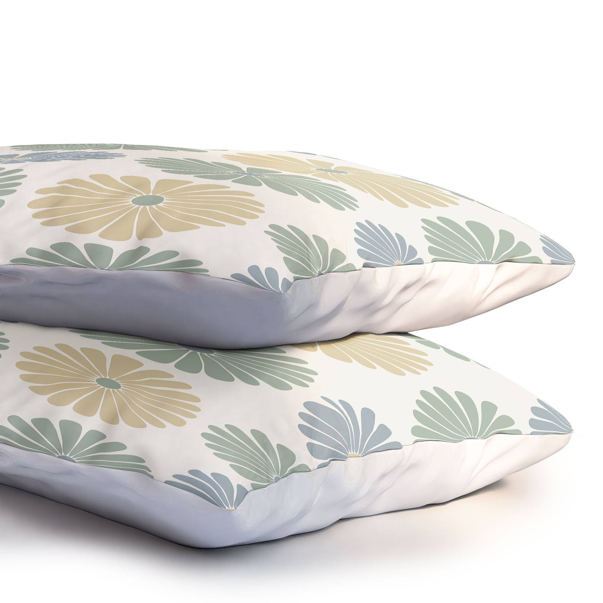 Colour Poems Daisy Pattern Multicolor I Pillow Shams