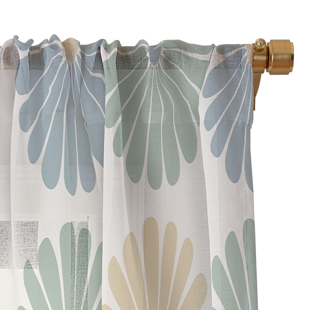 Colour Poems Daisy Pattern Multicolor I Sheer Non Repeat