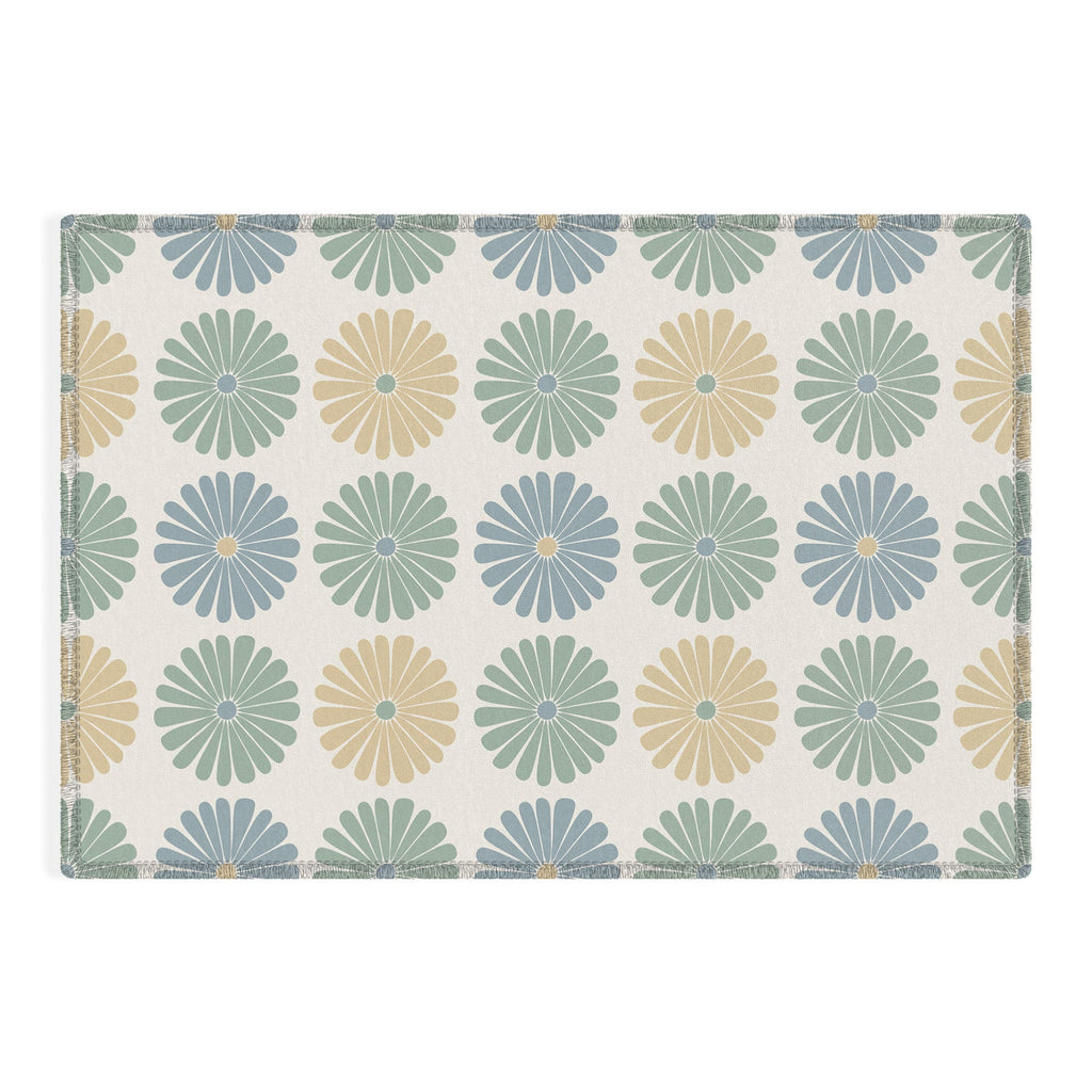 Colour Poems Daisy Pattern Multicolor I Outdoor Rug