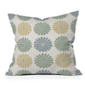 Colour Poems Daisy Pattern Multicolor I Outdoor Throw Pillow