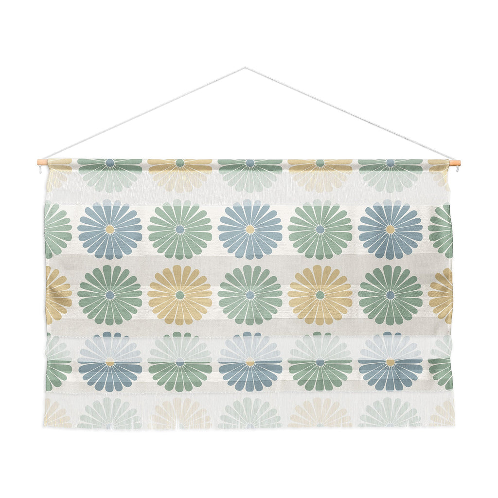 Colour Poems Daisy Pattern Multicolor I Wall Hanging Landscape