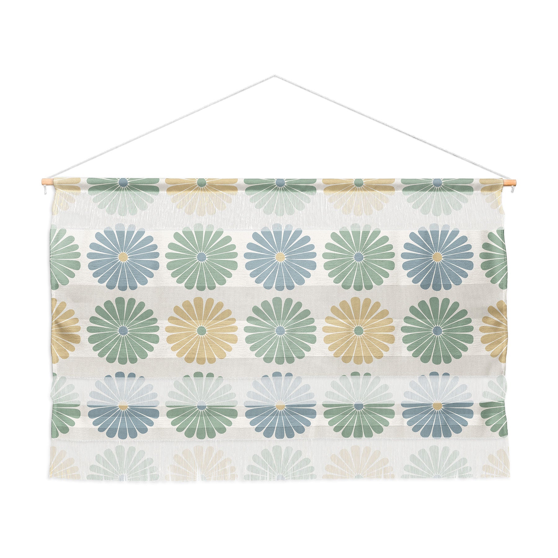 Colour Poems Daisy Pattern Multicolor I Wall Hanging Landscape
