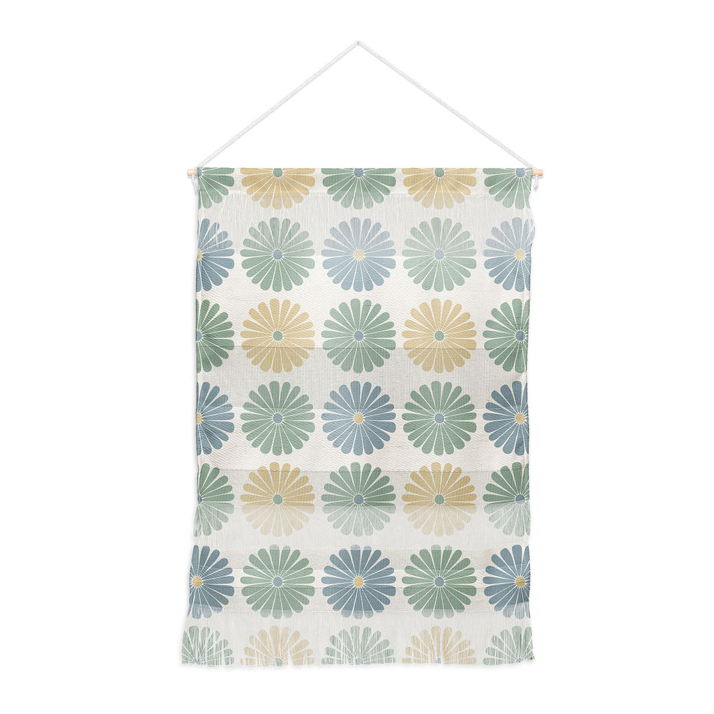 Colour Poems Daisy Pattern Multicolor I Wall Hanging Portrait