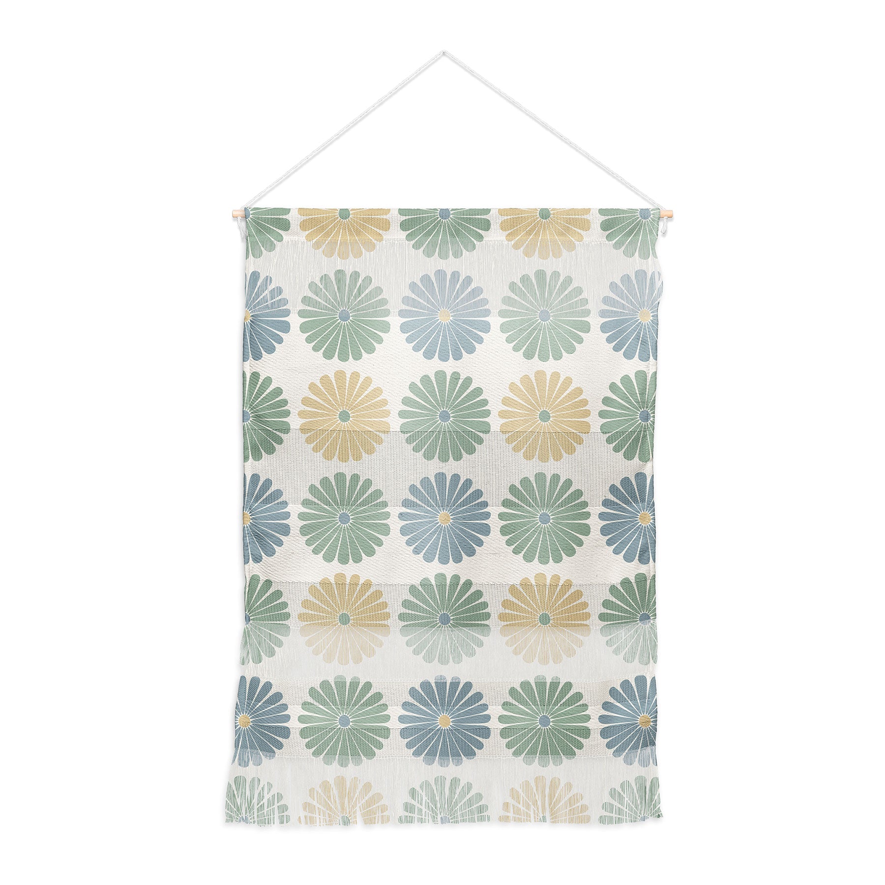 Colour Poems Daisy Pattern Multicolor I Wall Hanging Portrait