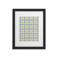 Colour Poems Daisy Pattern Multicolor I Framed Art Print