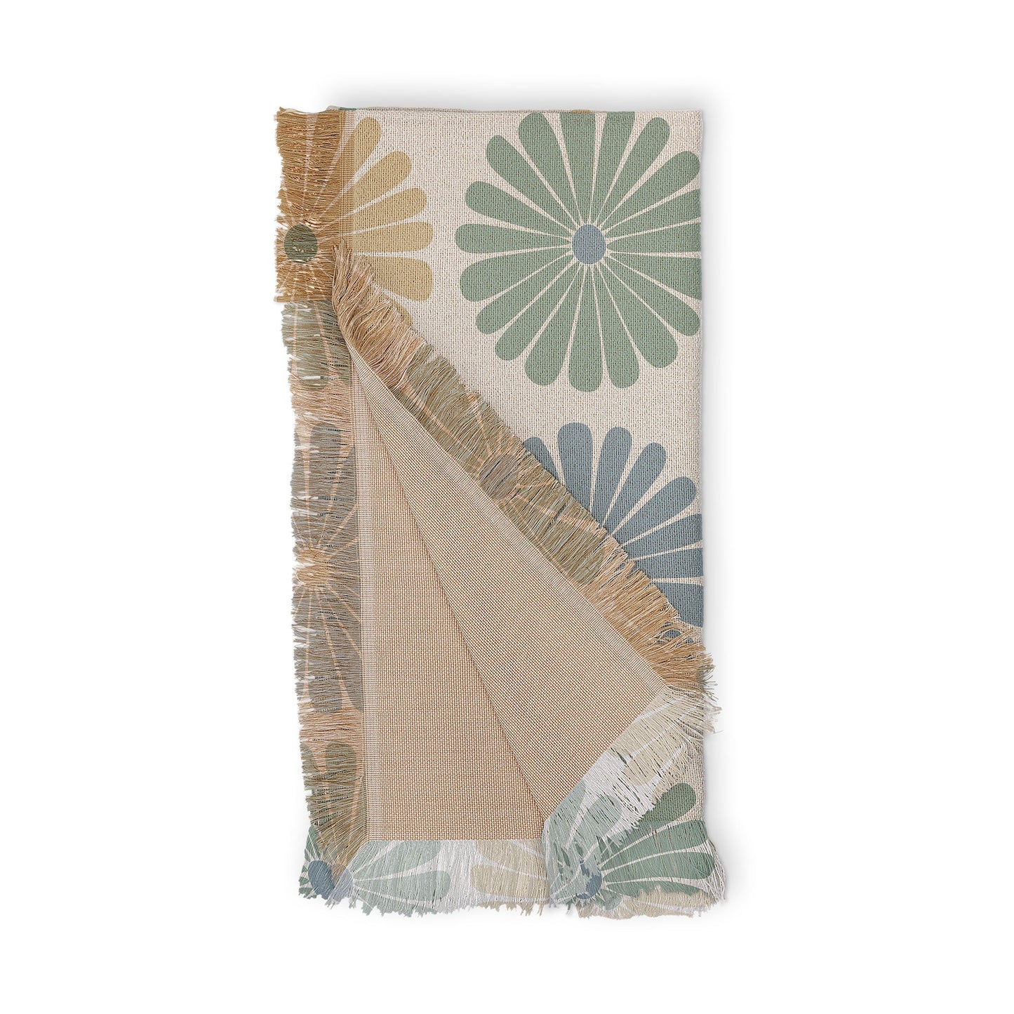 Colour Poems Daisy Pattern Multicolor I Throw Blanket
