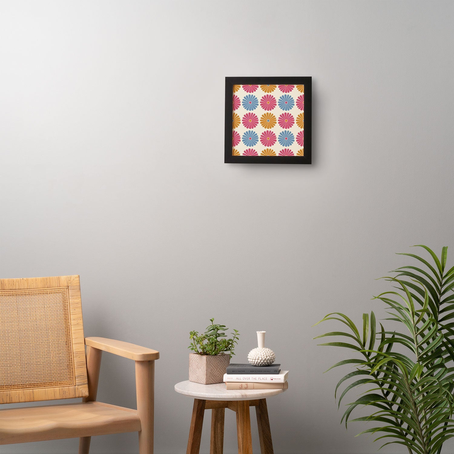 Colour Poems Daisy Pattern Multicolor II Framed Wall Art