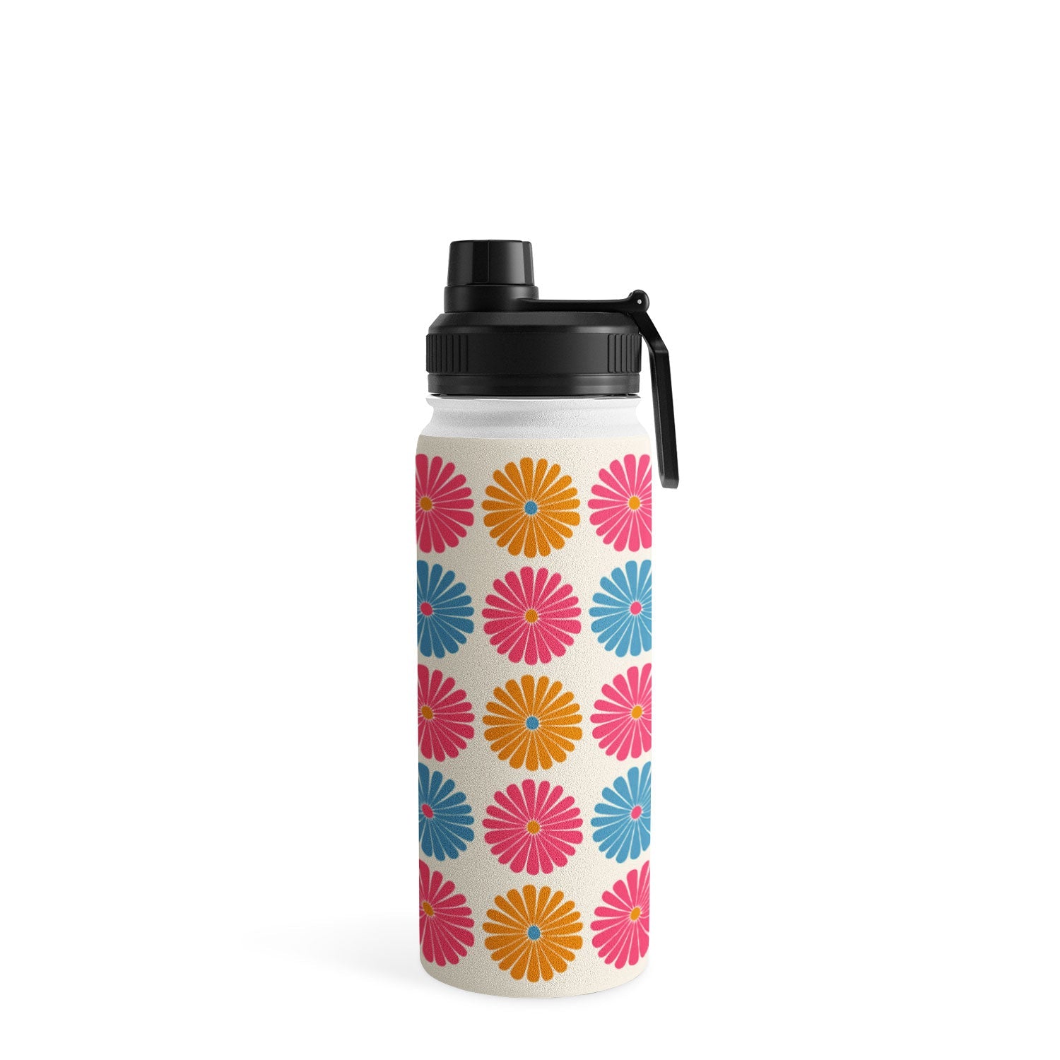 Colour Poems Daisy Pattern Multicolor II Water Bottle
