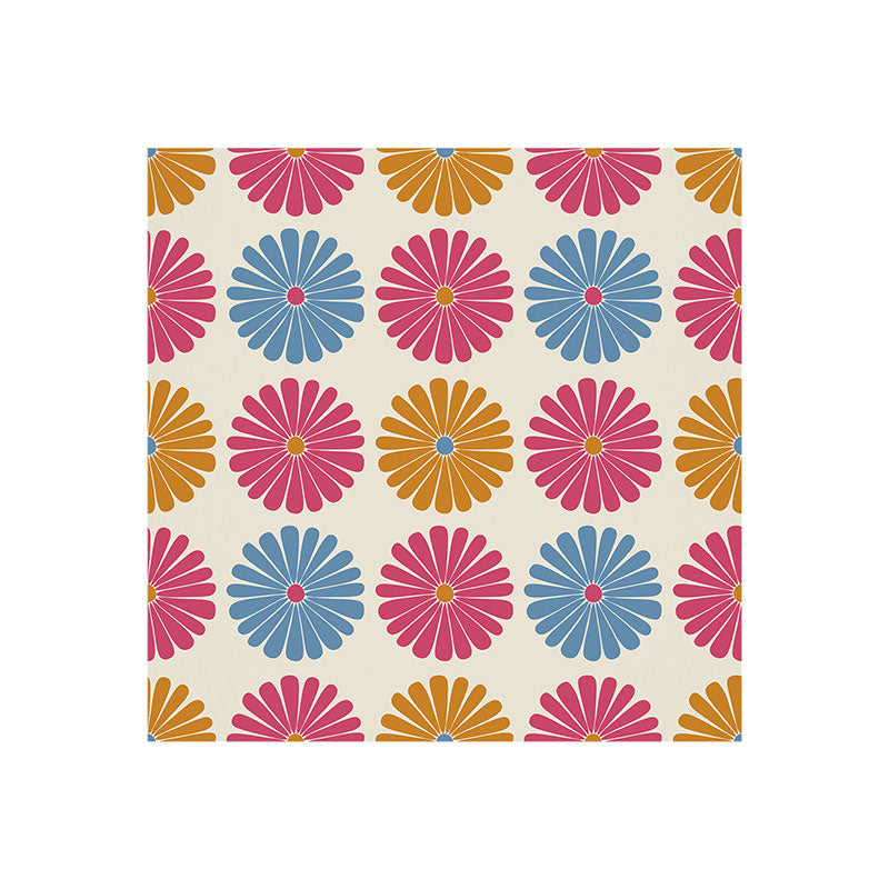 Colour Poems Daisy Pattern Multicolor II Art Print