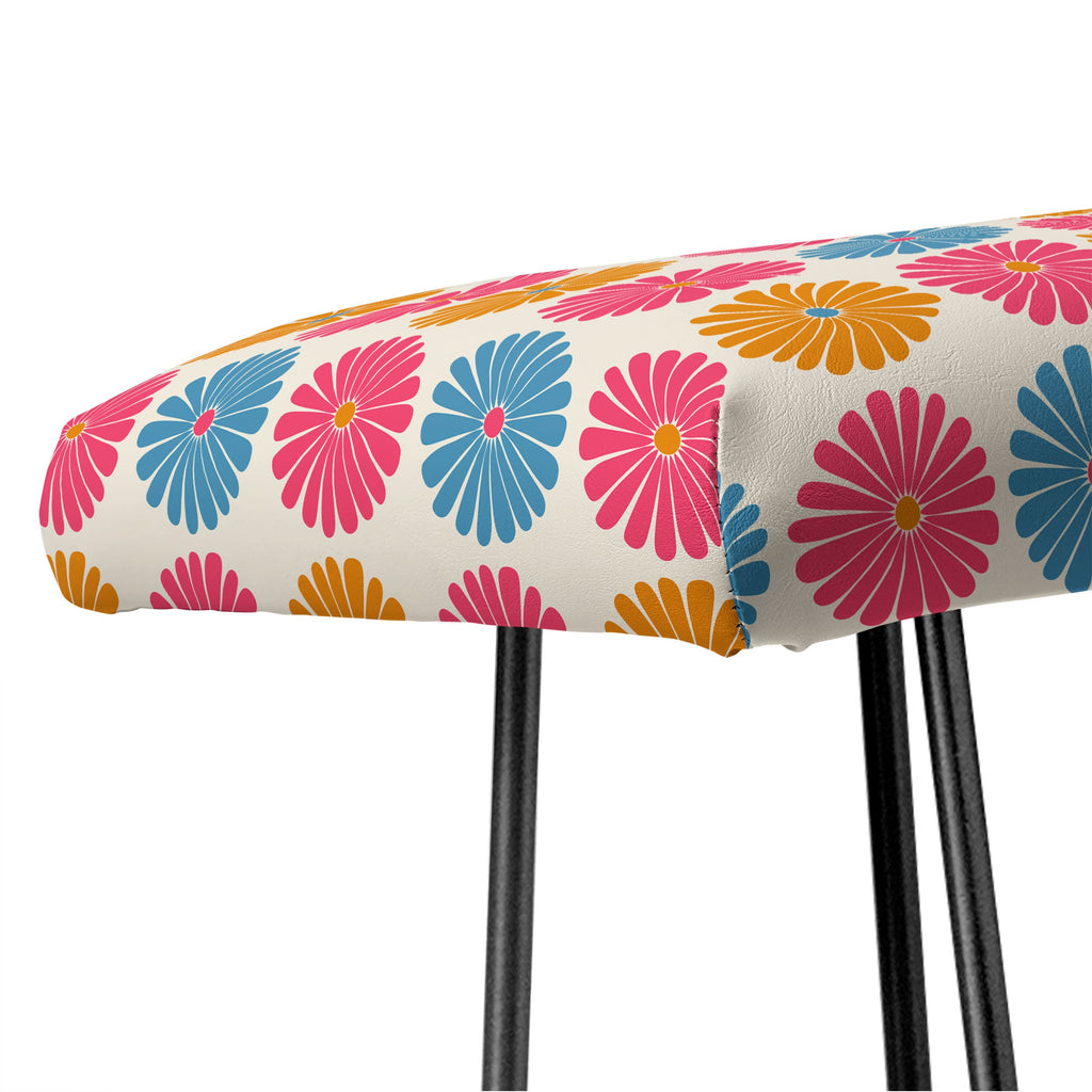 Colour Poems Daisy Pattern Multicolor II Bench