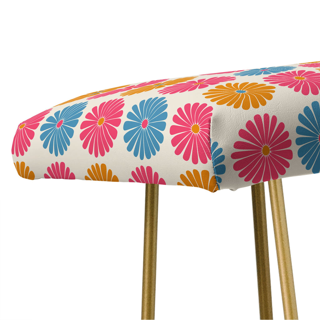 Colour Poems Daisy Pattern Multicolor II Bench