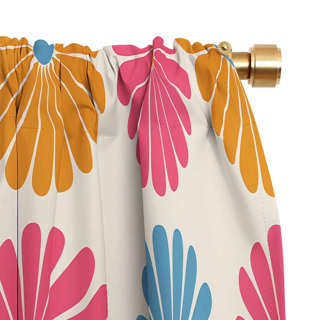 Colour Poems Daisy Pattern Multicolor II Blackout Non Repeat