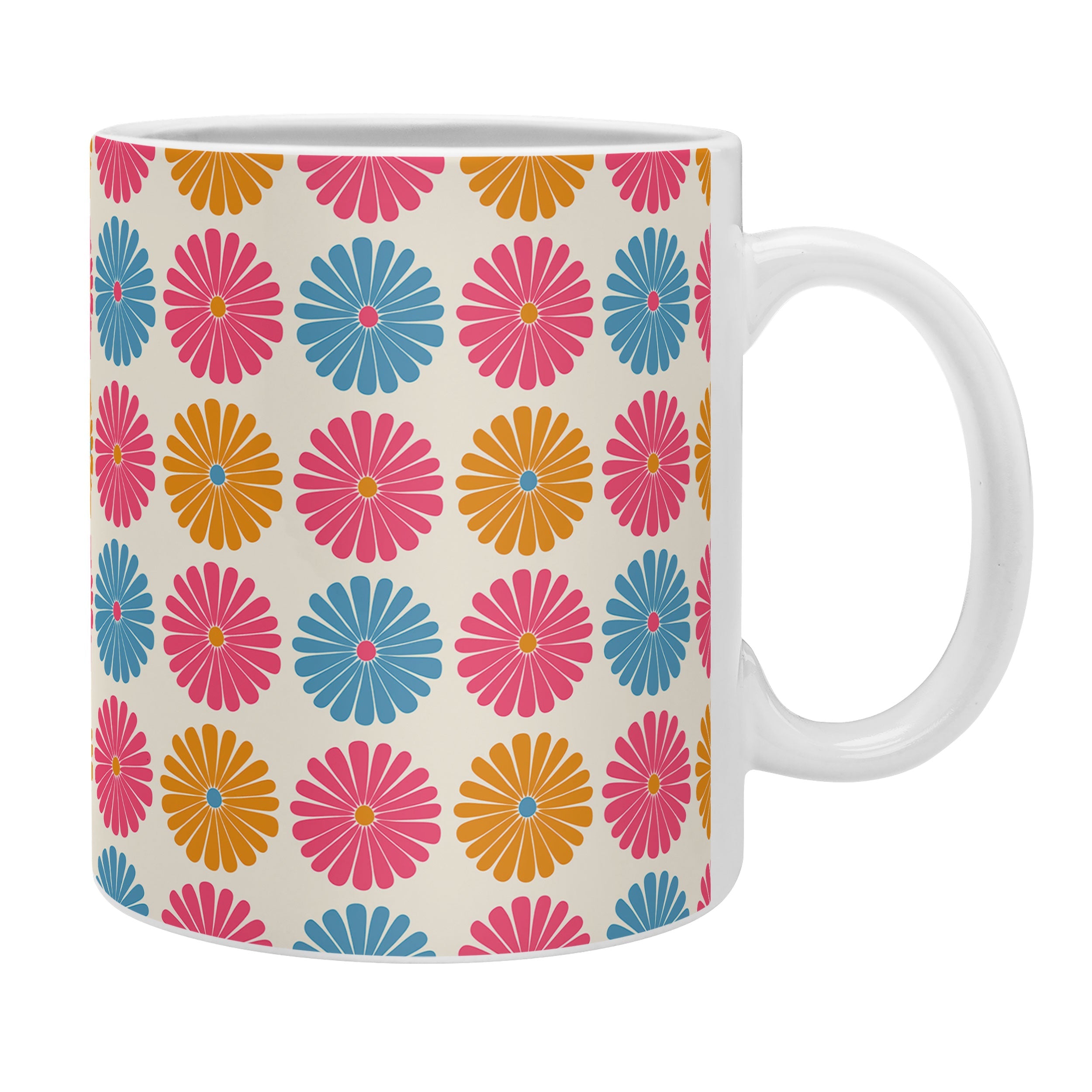 Colour Poems Daisy Pattern Multicolor II Coffee Mug