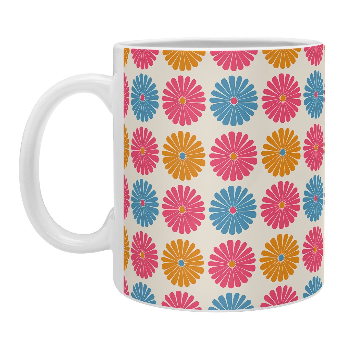 Colour Poems Daisy Pattern Multicolor II Coffee Mug