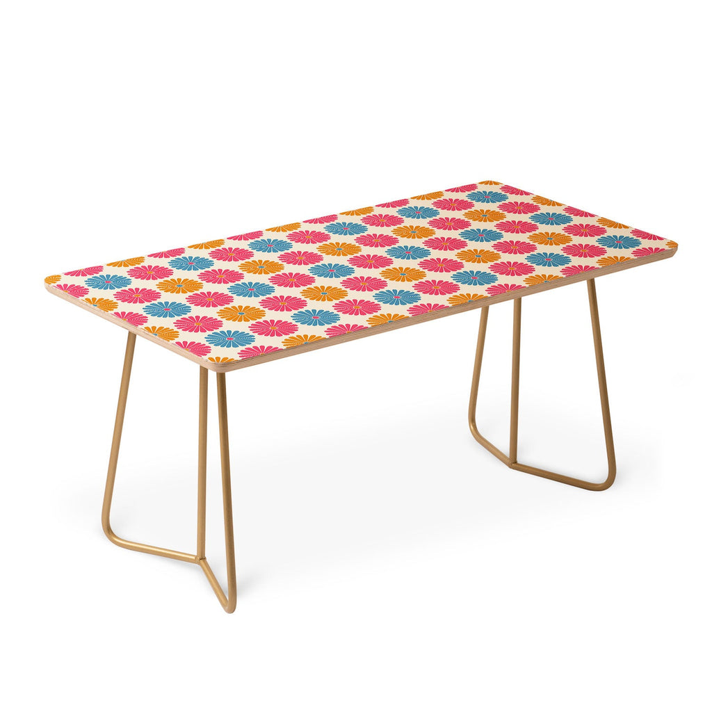 Colour Poems Daisy Pattern Multicolor II Coffee Table
