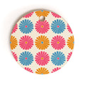 Colour Poems Daisy Pattern Multicolor II Cutting Board Round