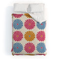 Colour Poems Daisy Pattern Multicolor II Duvet Cover